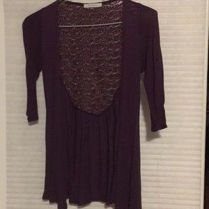 Purple Cardigan